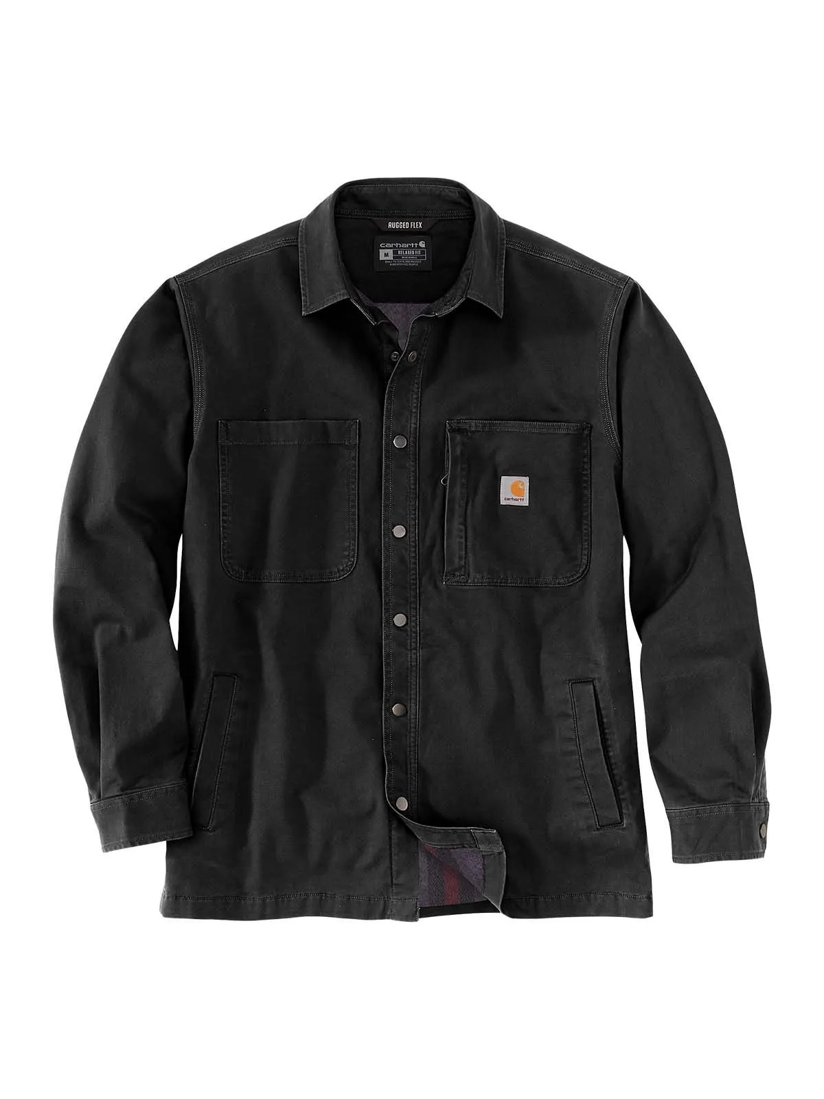 105532 Work Shirt Jacket Stretch Canvas Fleece - Carhartt