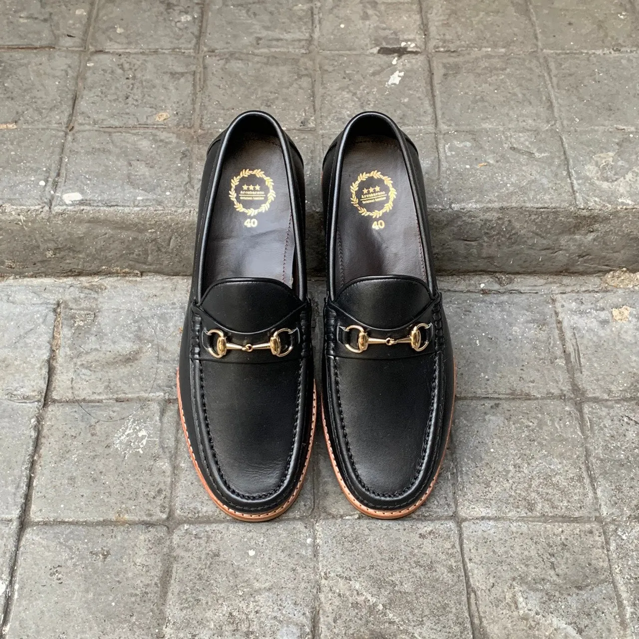 703 Horsebit Loafer MattBlack