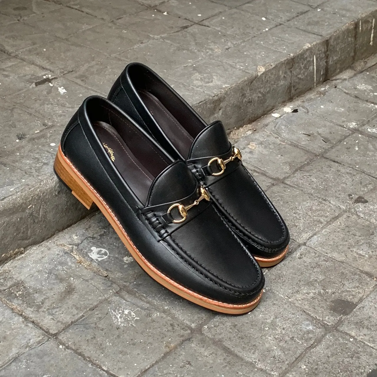 703 Horsebit Loafer MattBlack