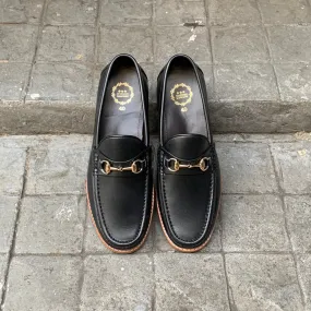 703 Horsebit Loafer MattBlack