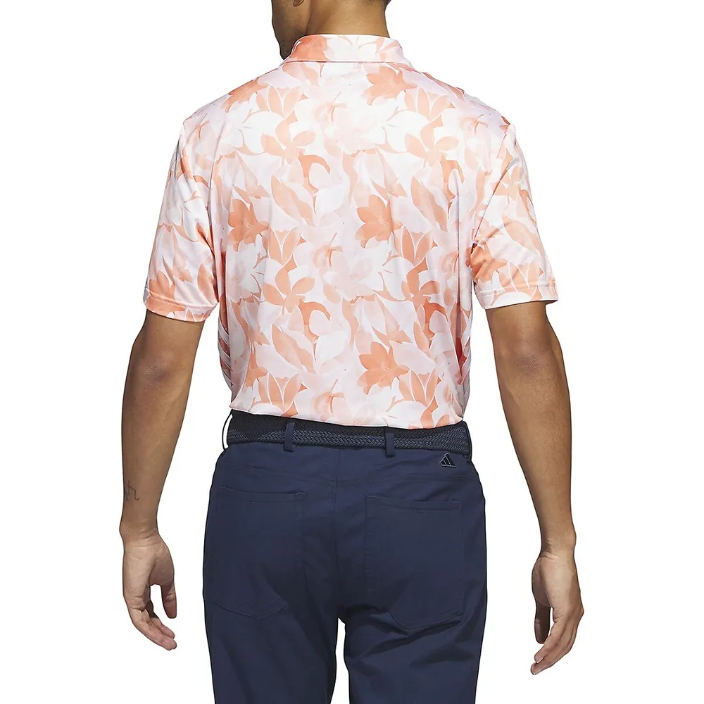 adidas Floral Polo Shirt