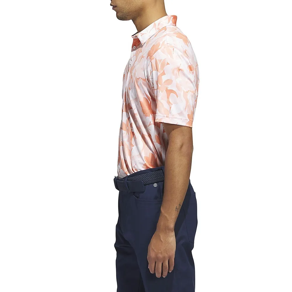 adidas Floral Polo Shirt