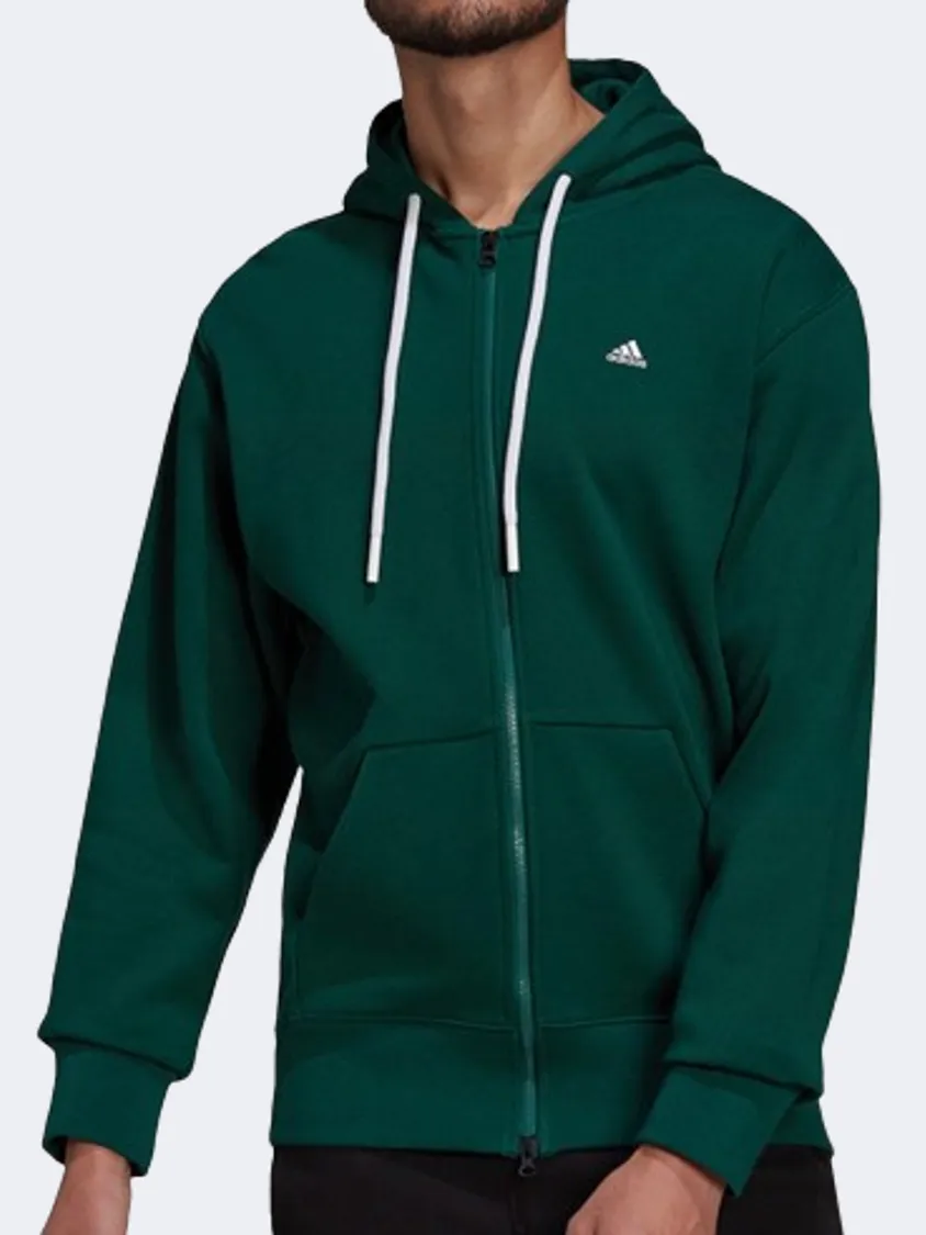 Adidas Future Icons Men Sportswear Hoody Collegiate Green