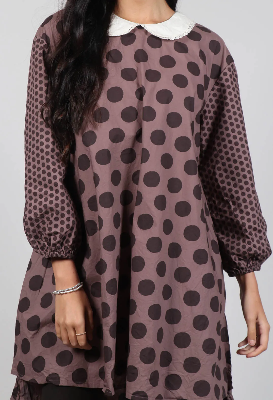 Adita Blouse in Dark Mauve