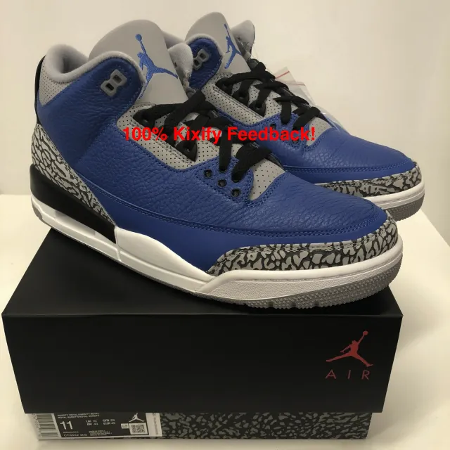 Air Jordan 3 Blue Cement