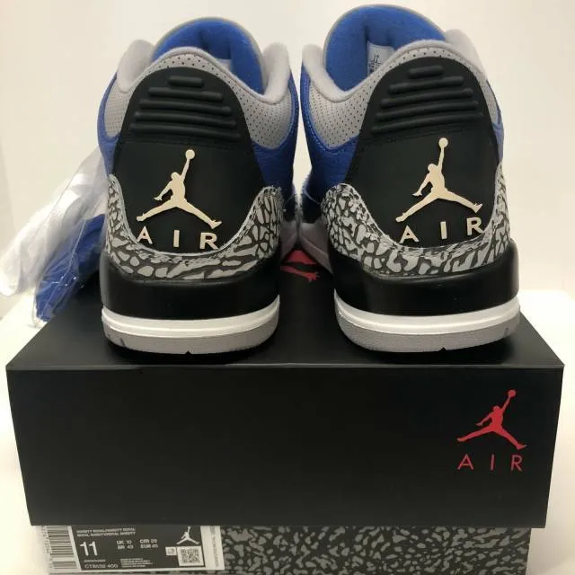 Air Jordan 3 Blue Cement