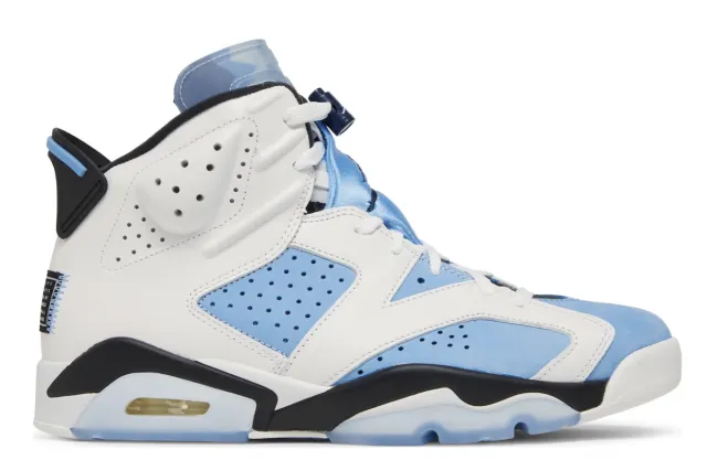 Air Jordan 6 UNC White