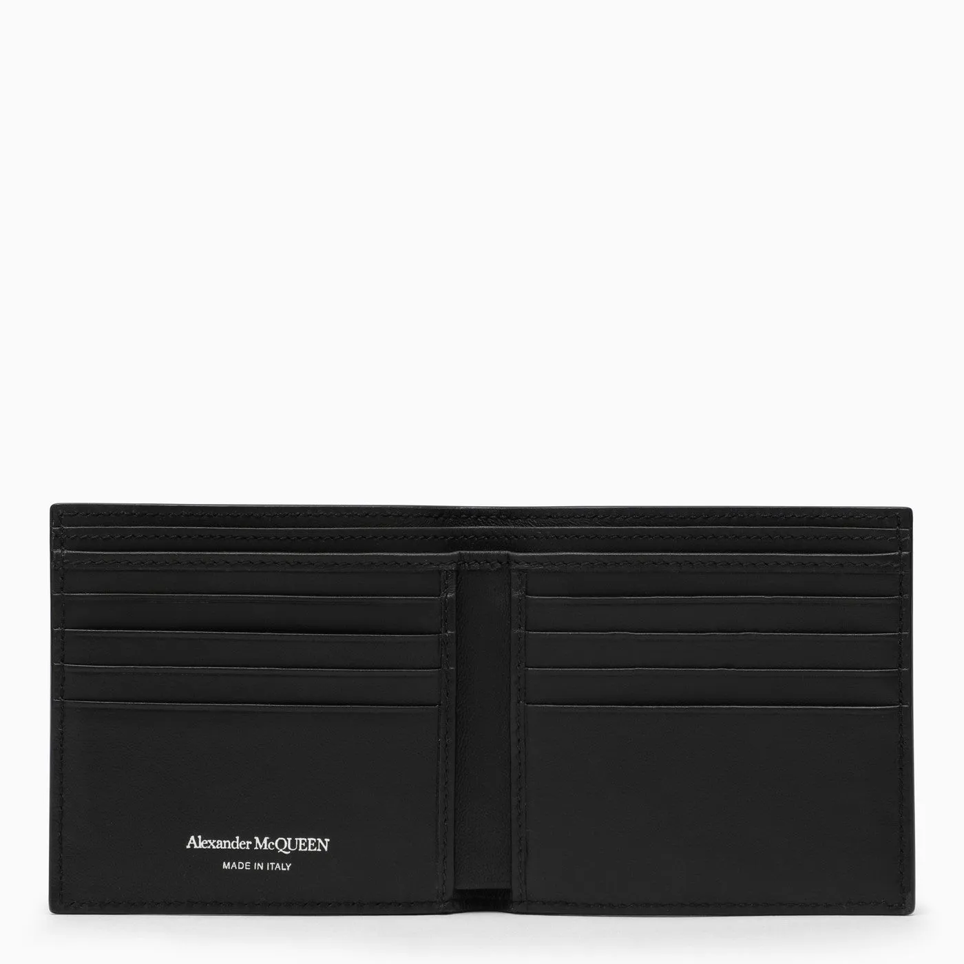 Alexander McQueen    Alexander Mc Queen Black Studded Leather Wallet