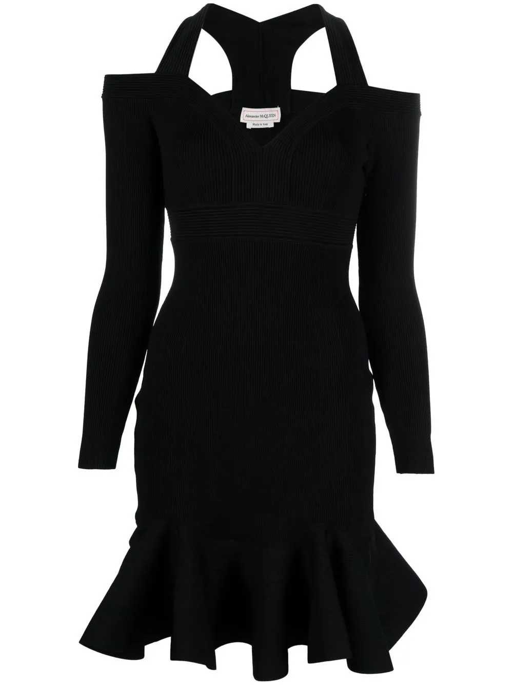 Alexander McQueen    Alexander Mc Queen Off Shoulder Mini Dress