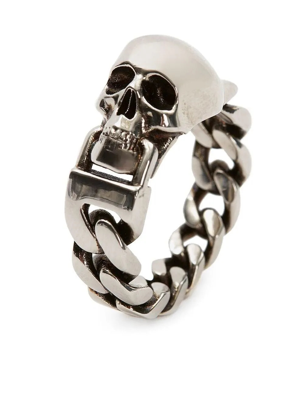 Alexander McQueen    Alexander Mc Queen Skull Chain Ring