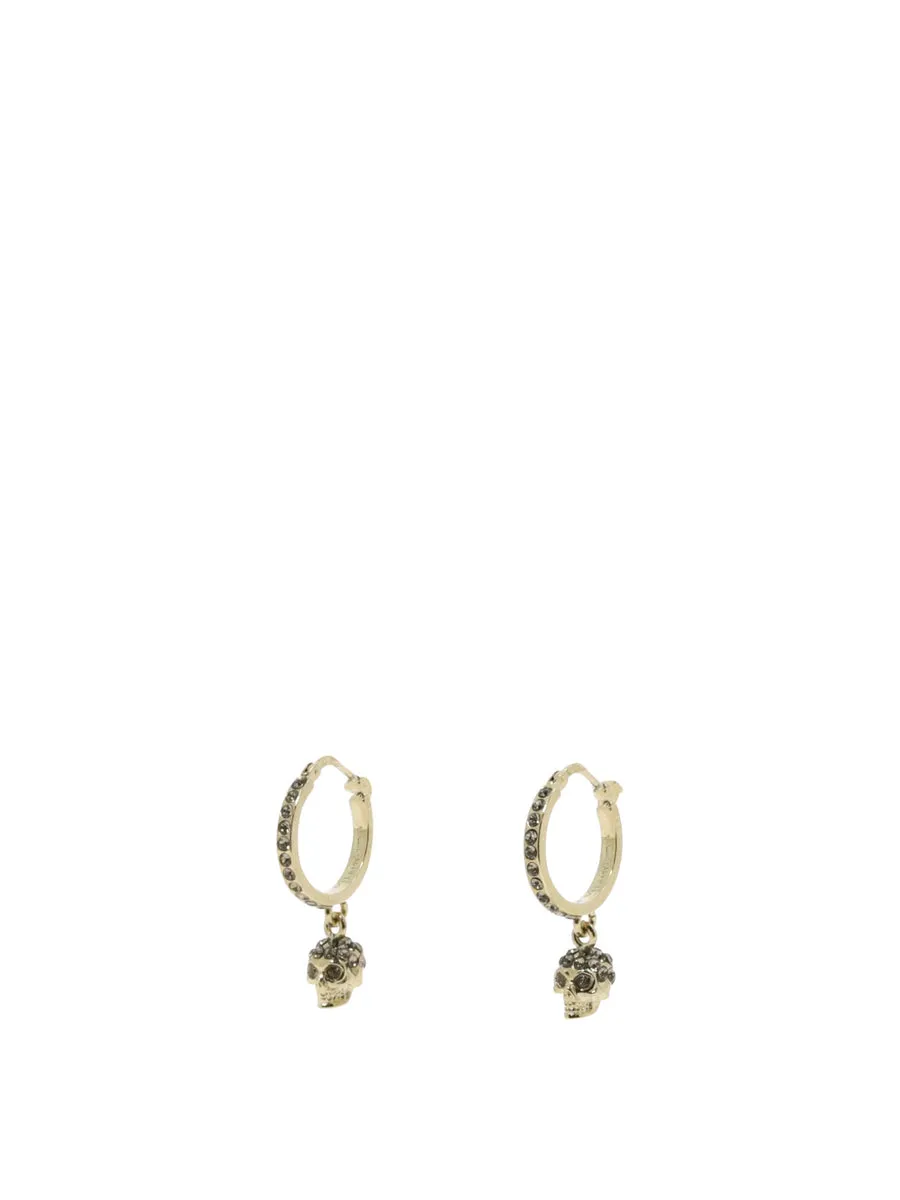 Alexander McQueen    Alexander Mc Queen Skull Mini Creole Earrings