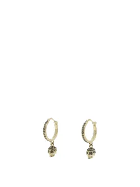 Alexander McQueen    Alexander Mc Queen Skull Mini Creole Earrings