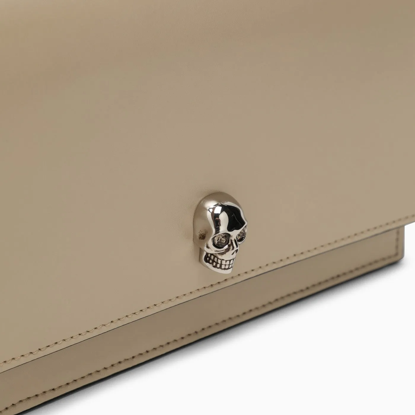 Alexander McQueen    Alexander Mc Queen Small Beige Skull Bag