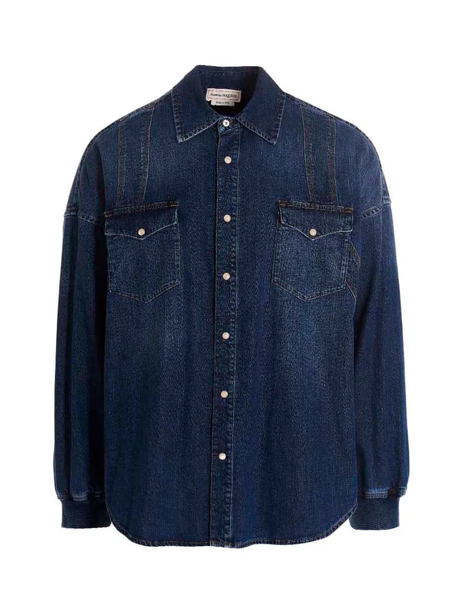 Alexander McQueen    Alexander Mcqueen Camicia Denim