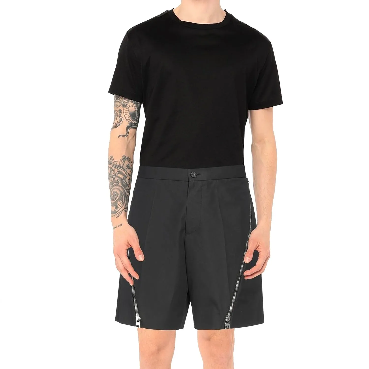 Alexander McQueen    Alexander Mcqueen Cotton Bermuda