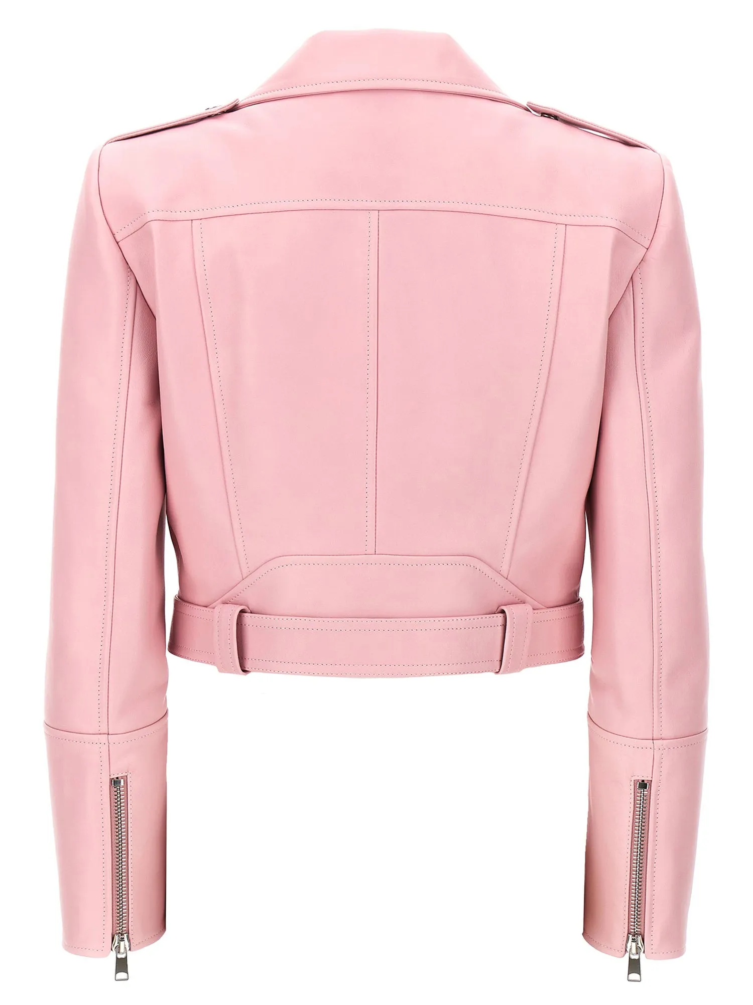 Alexander McQueen    Alexander Mcqueen Crop Biker Jacket