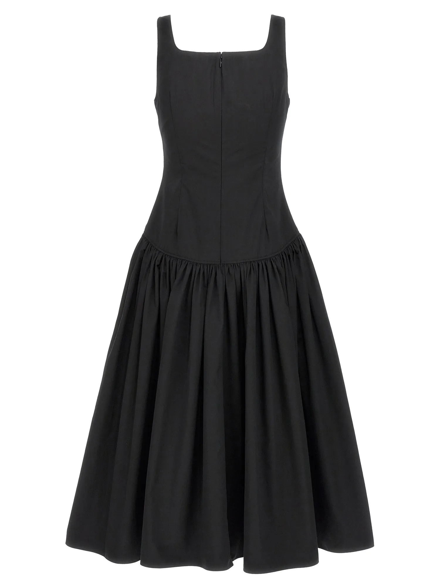 Alexander McQueen    Alexander Mcqueen Heart Neckline Midi Dress