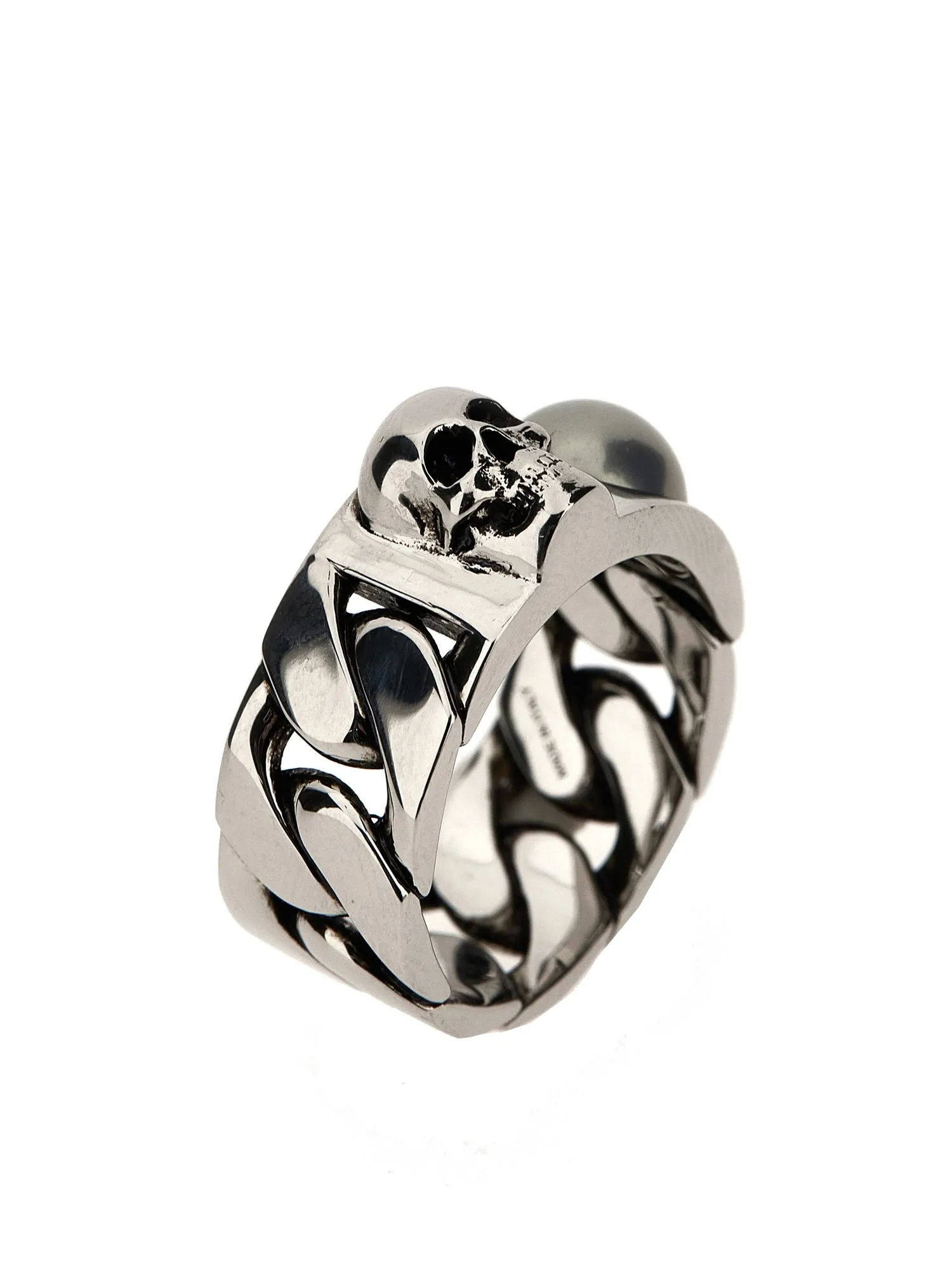 Alexander McQueen    Alexander Mcqueen 'Perla Skull' Ring