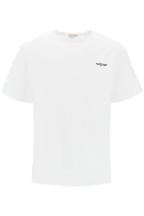 Alexander McQueen    Alexander Mcqueen Reflected Logo T Shirt