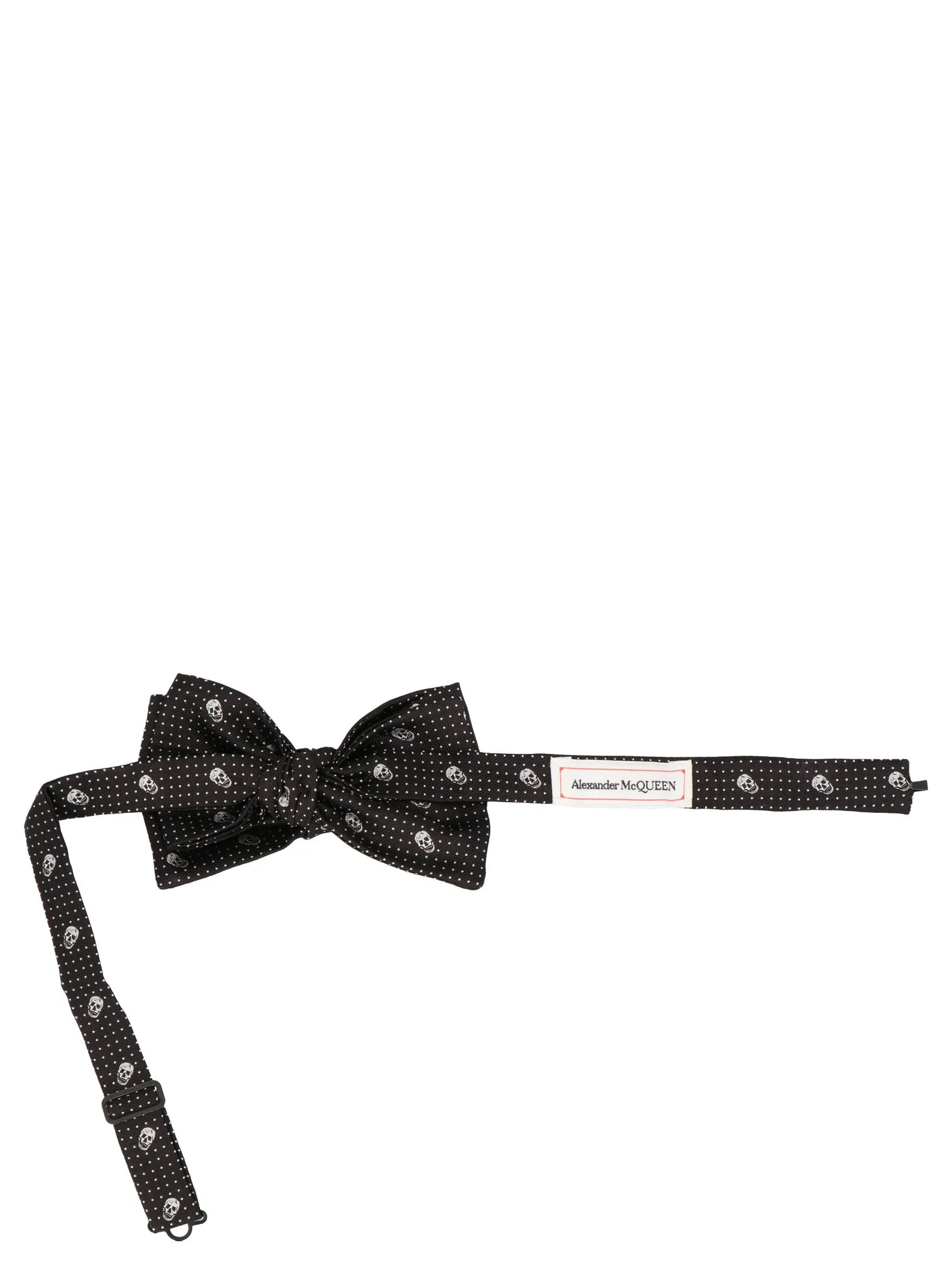 Alexander McQueen    Alexander Mcqueen 'Skull Polka' Bow Tie