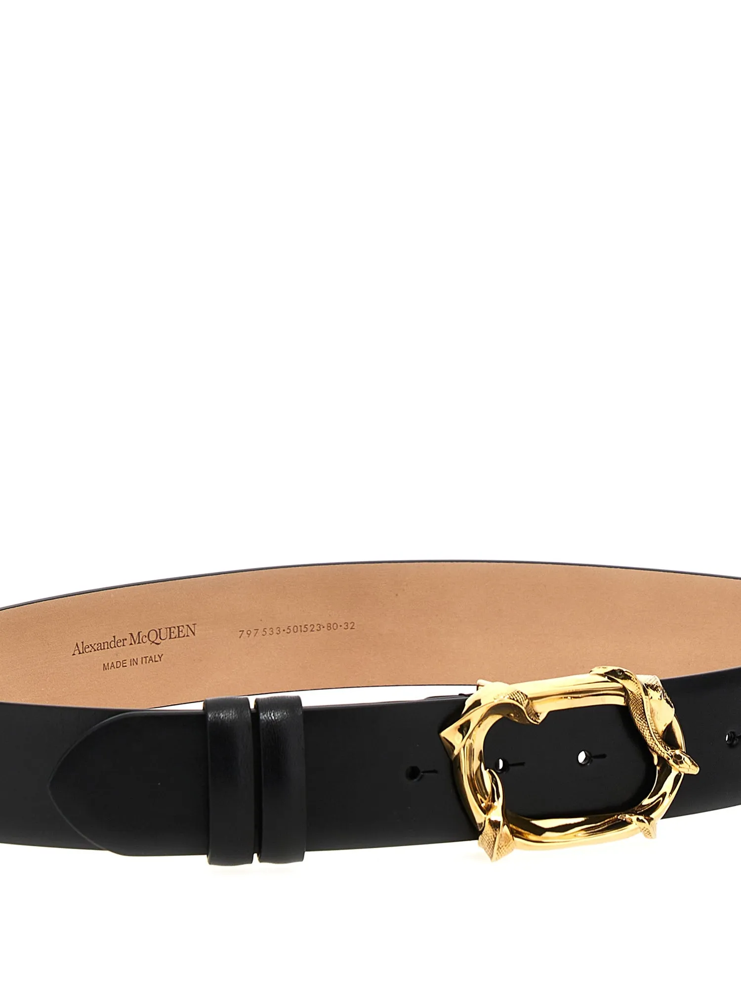 Alexander McQueen    Alexander Mcqueen 'Snake' Belt