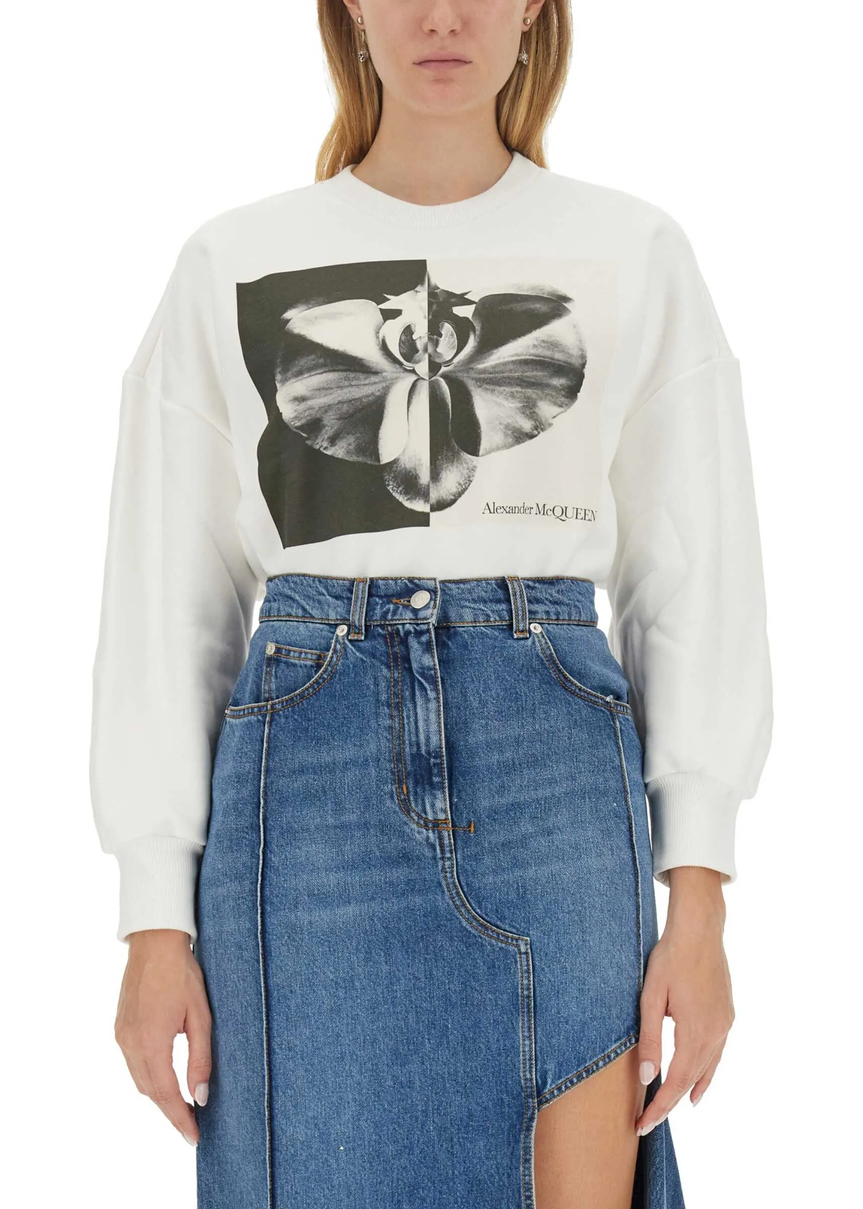 alexander mcqueen  |Alexander McQueen Sweatshirt With Logo