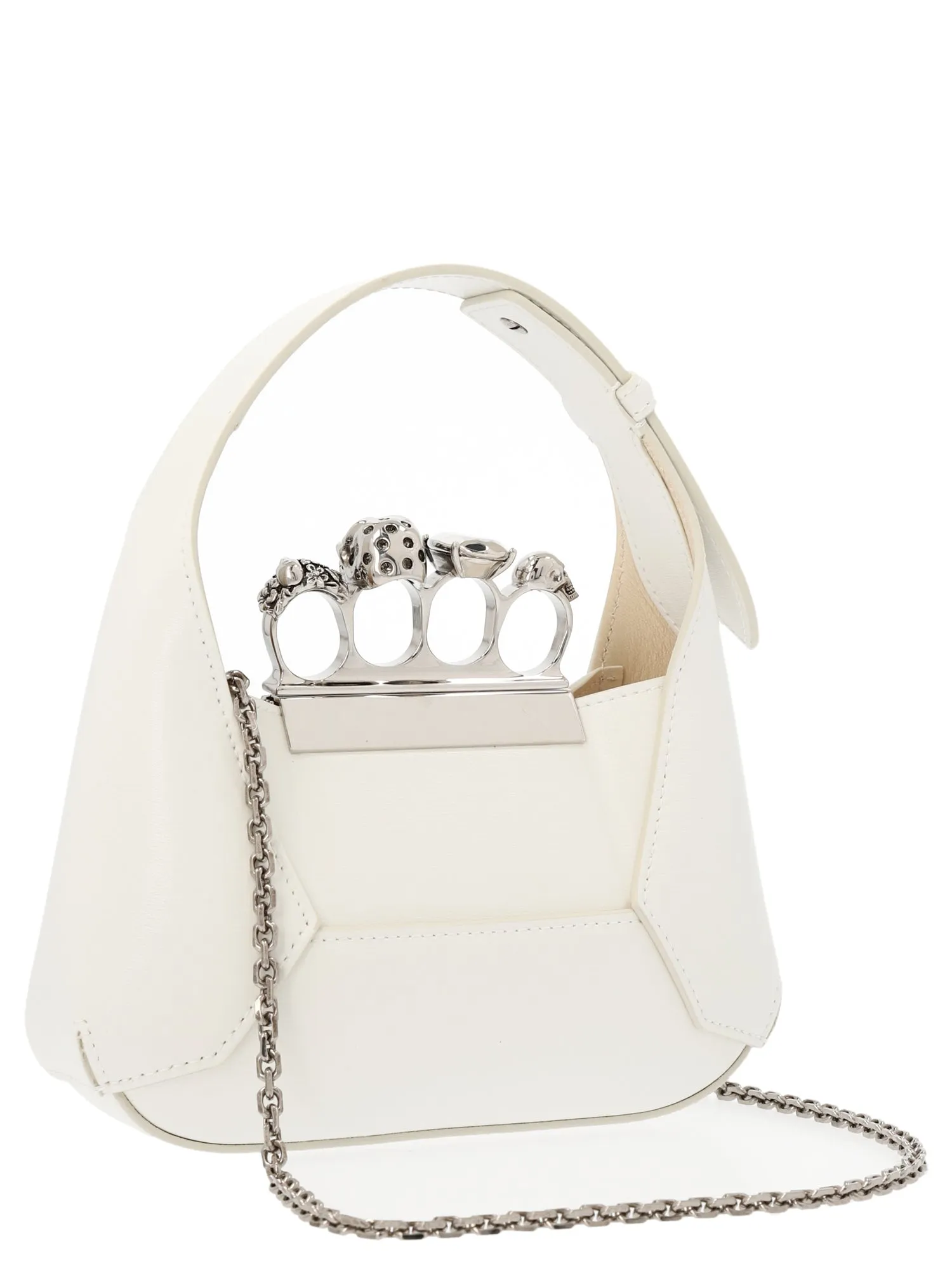 Alexander McQueen    Alexander Mcqueen 'The Jewelled Hobo Mini' Handbag