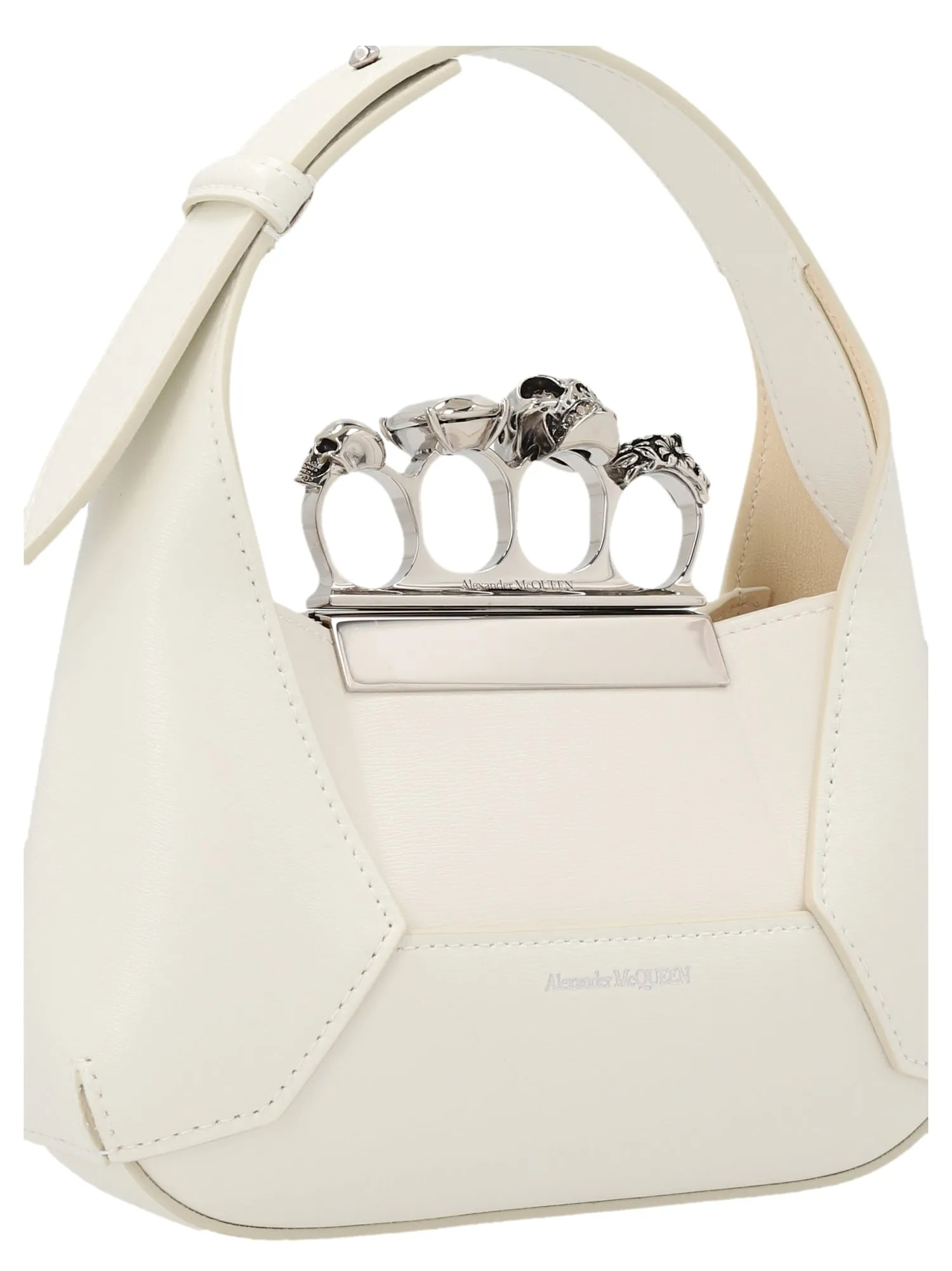 Alexander McQueen    Alexander Mcqueen 'The Jewelled Hobo Mini' Handbag