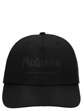 Alexander McQueen    Alexander Mcqueen 'Tonal Graffiti' Cap