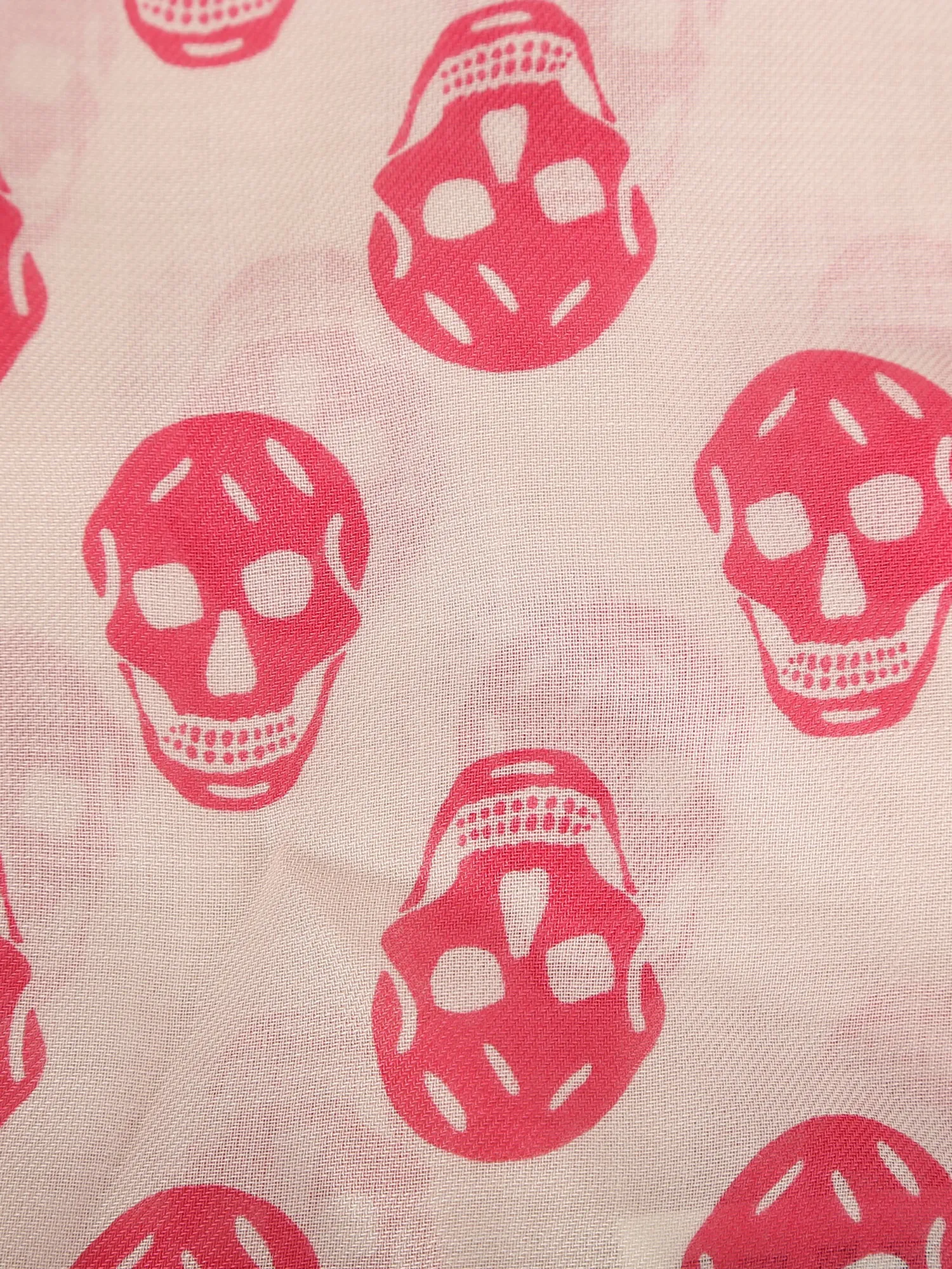 Alexander McQueen Biker Skull Scarf