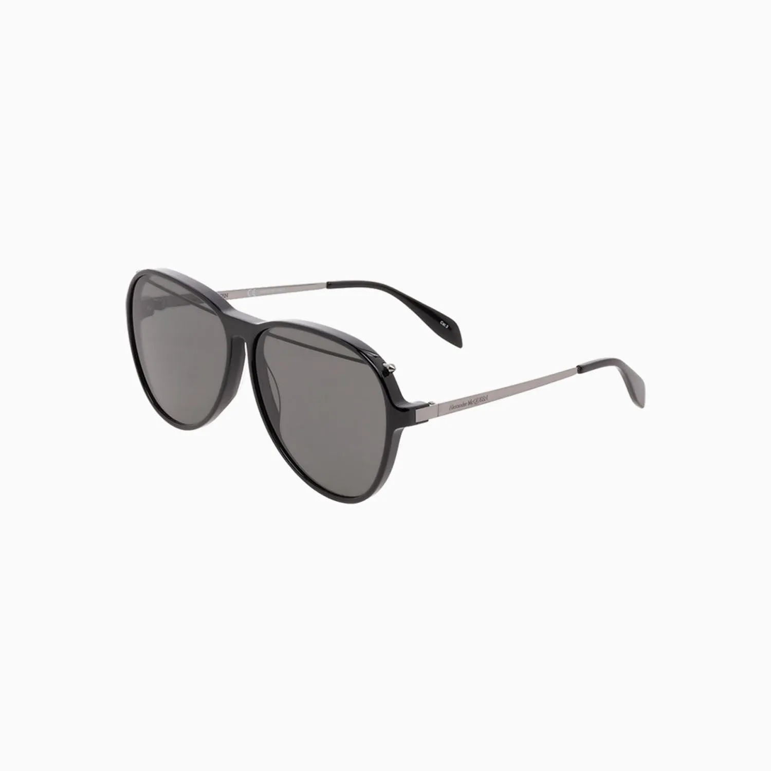 Alexander Mcqueen Black Acetate Sunglasses