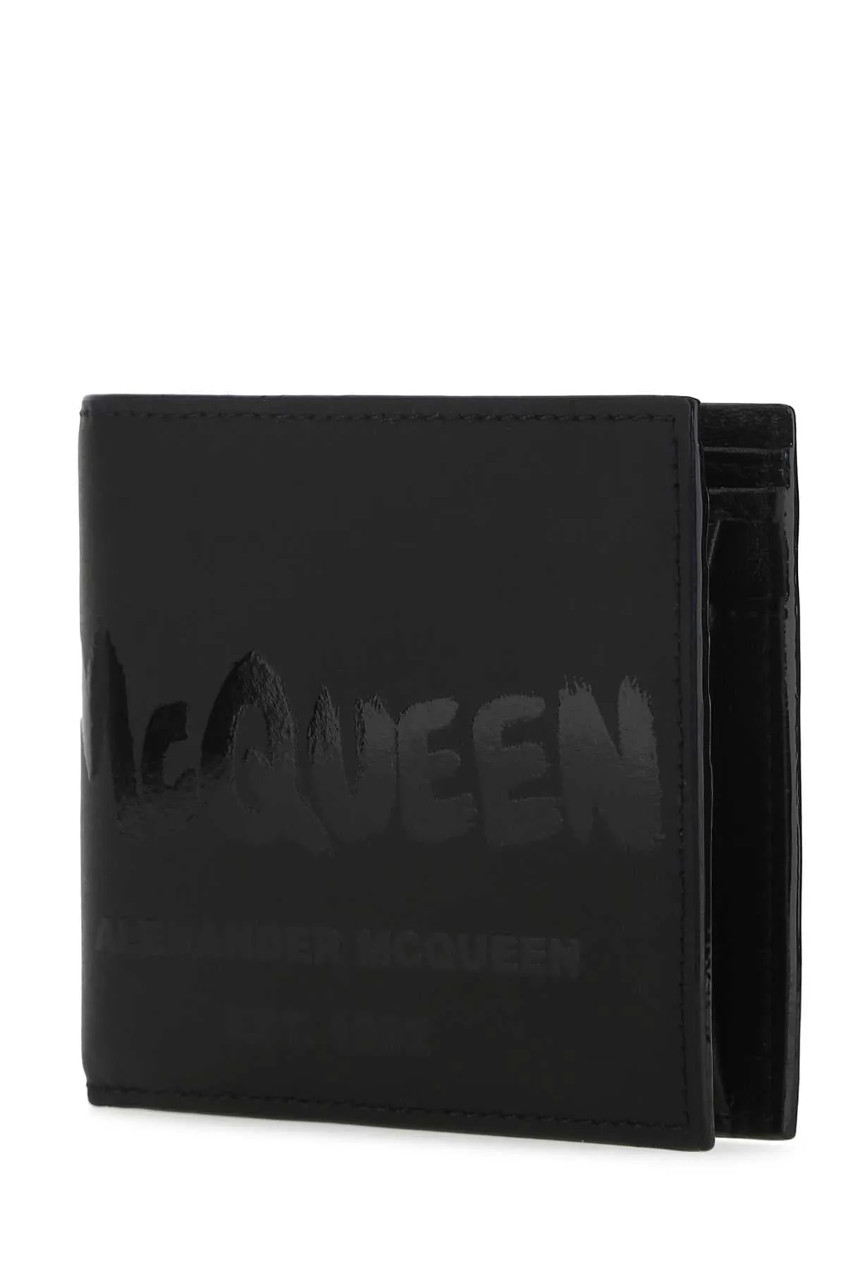 Alexander McQueen Logo Printed Bi-Fold Wallet