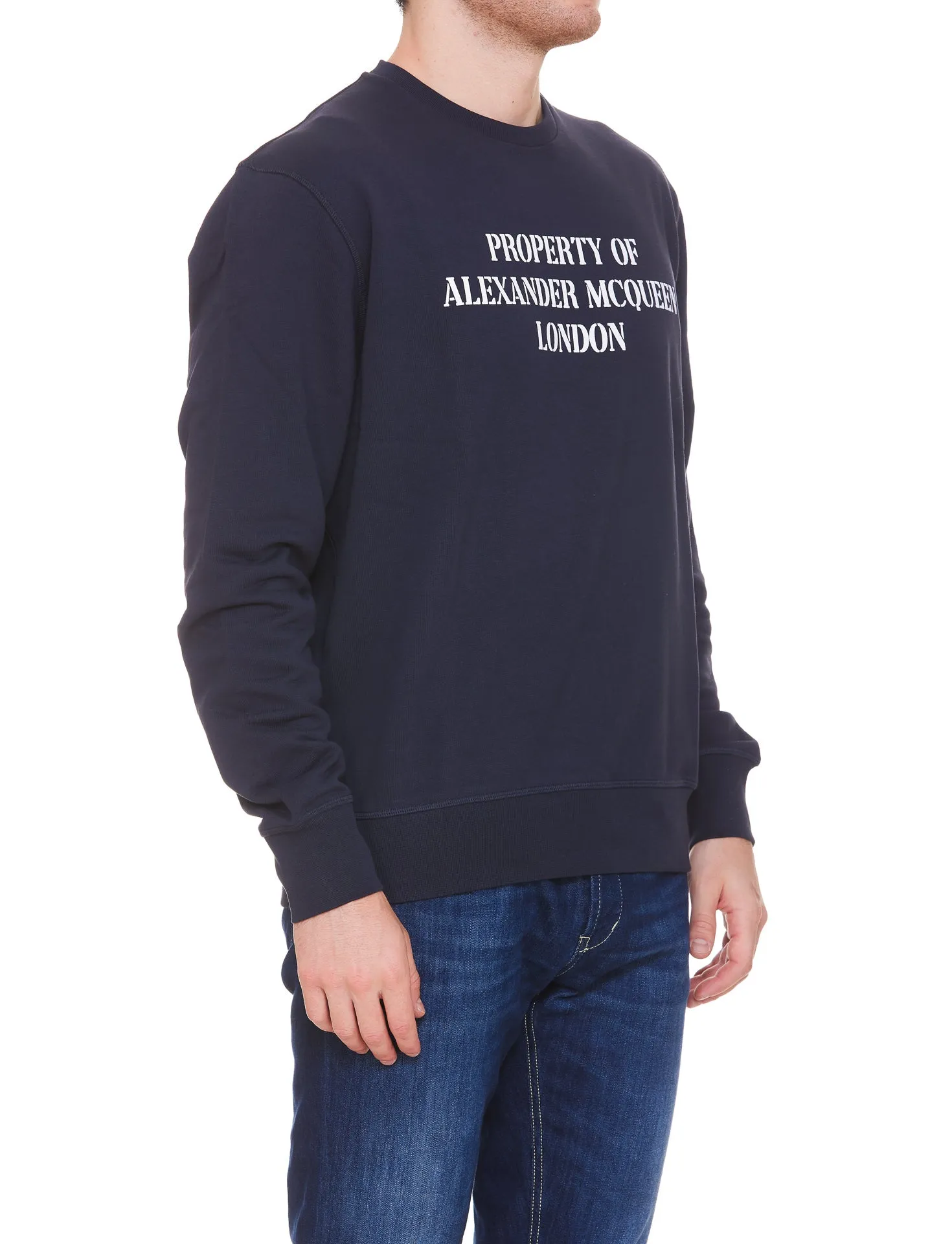 Alexander McQueen Logo Printed Crewneck Sweatshirt