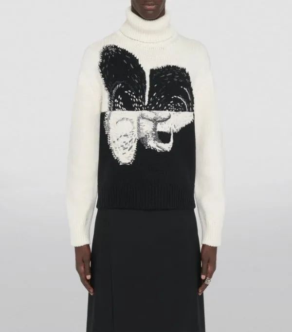 alexander mcqueen  |Long Sleeves Sweaters