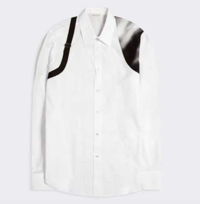 alexander mcqueen  |Street Style Cotton Logo Shirts