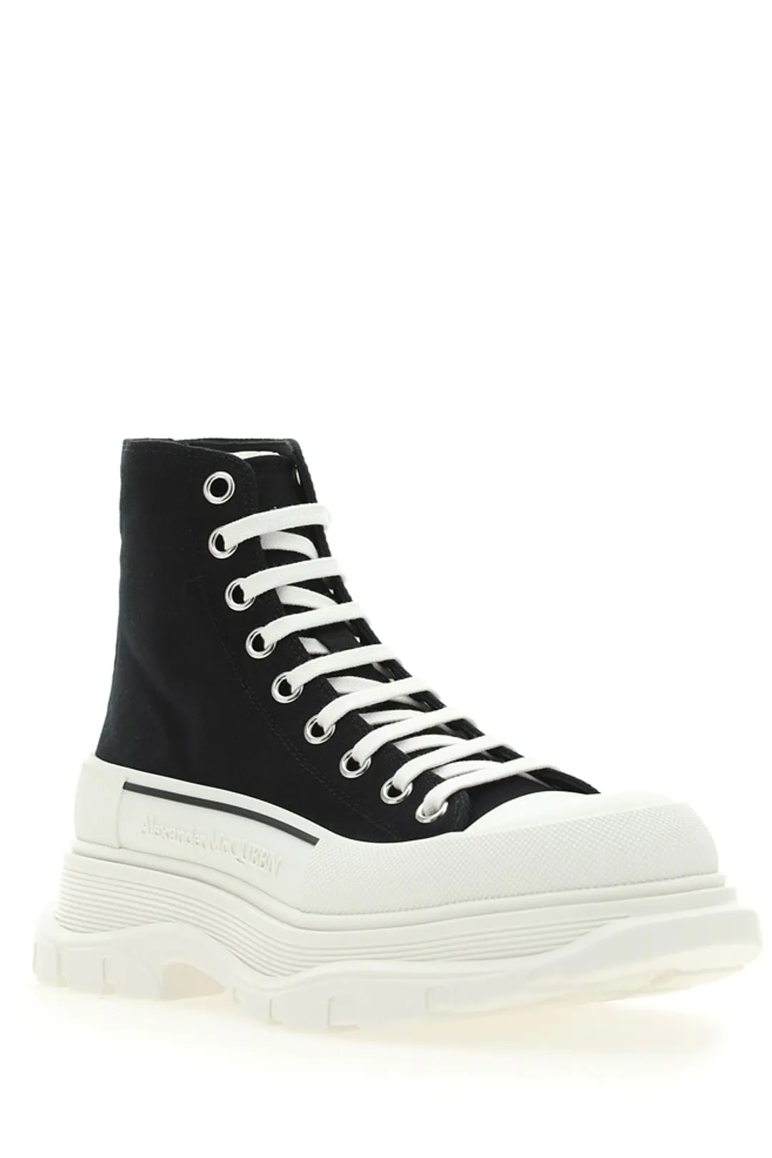 Alexander McQueen Tread Slick Lace-Up Boots