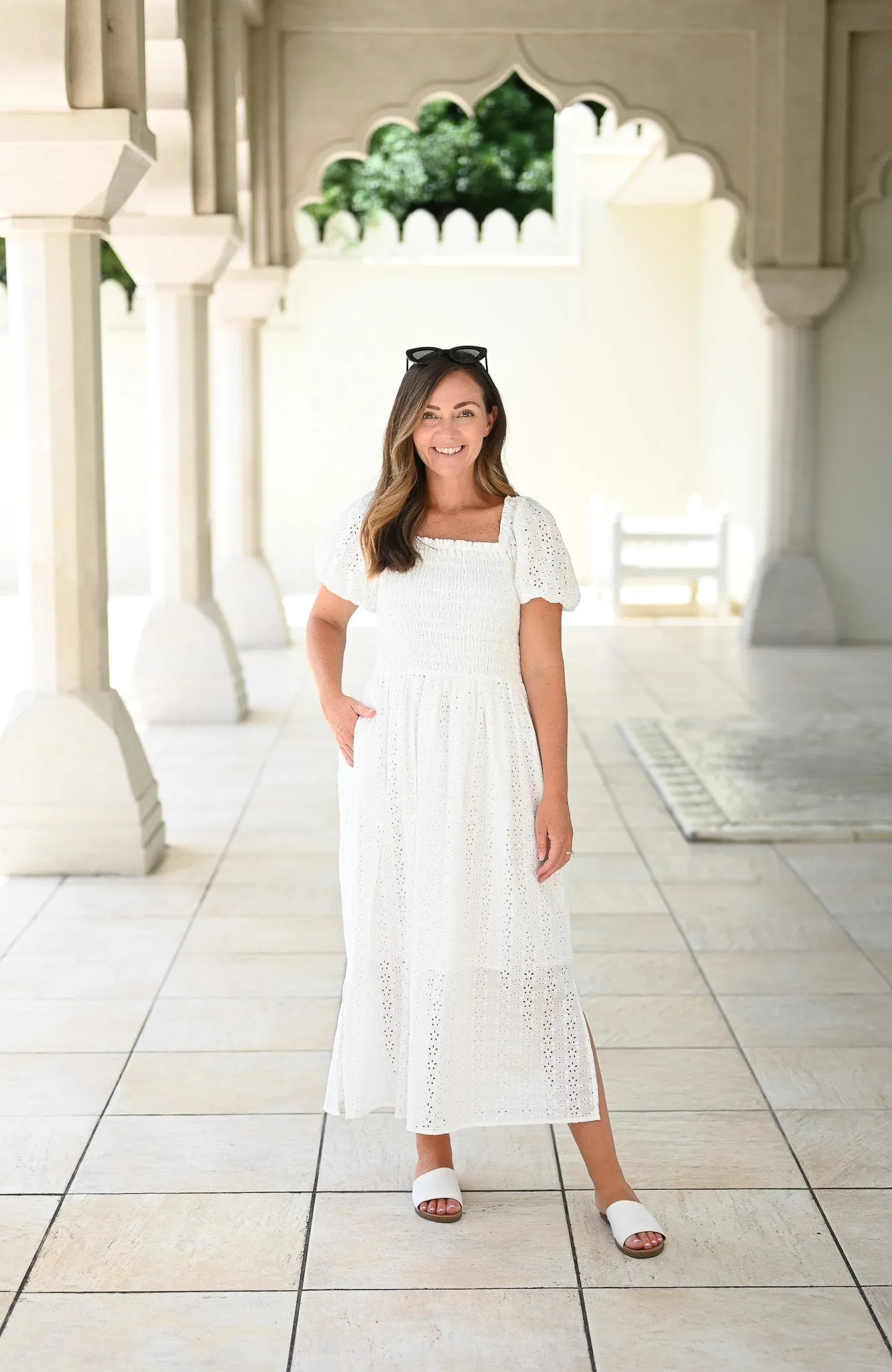 Amalfi Dress - White