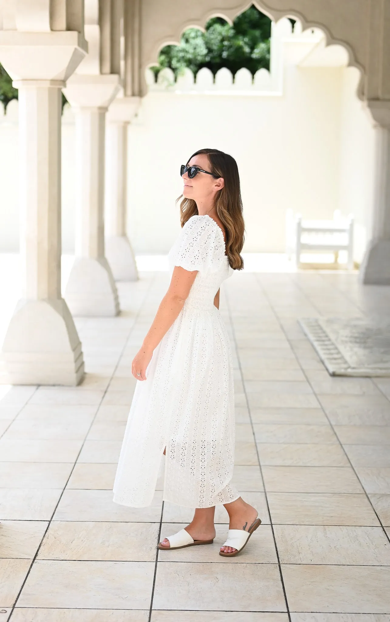 Amalfi Dress - White