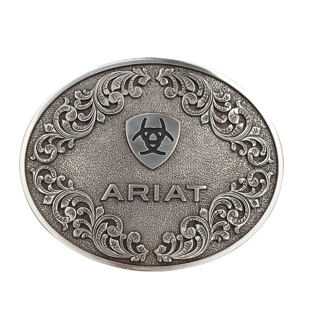 Ariat Oval Smith Steer Head Belt Buckle