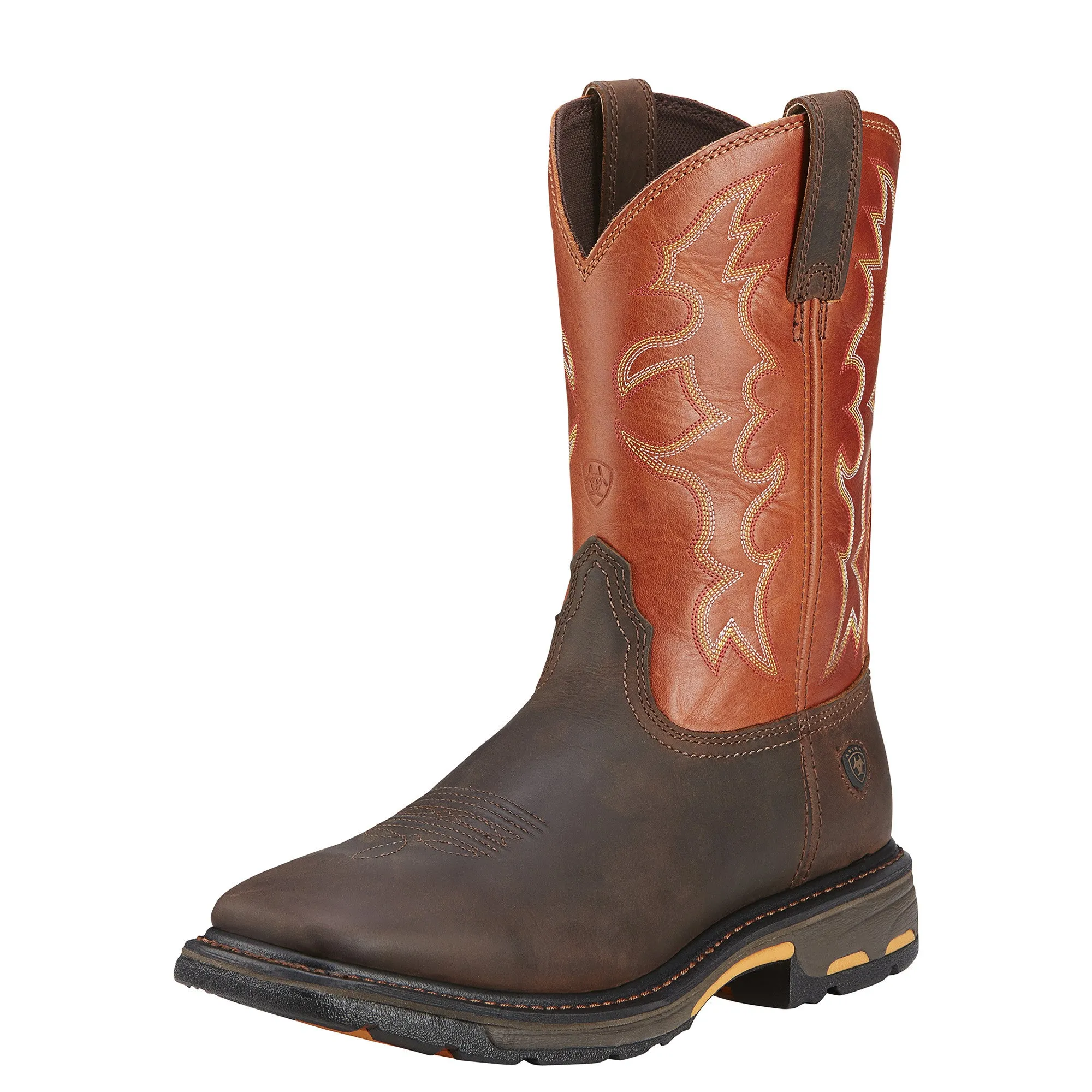 Ariat Workhog Steel Toe (Dark Earth \ Red)