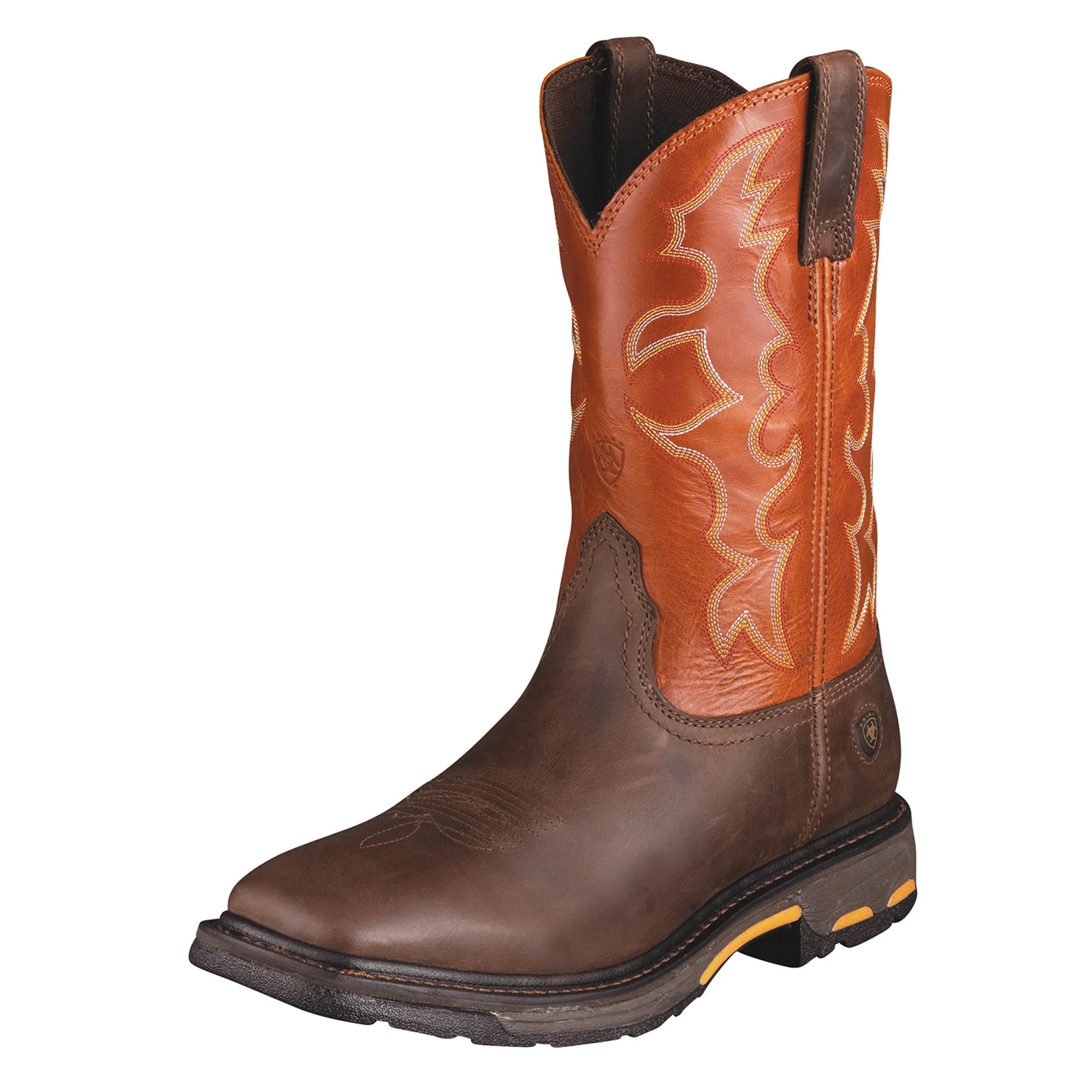 Ariat Workhog Steel Toe (Dark Earth \ Red)