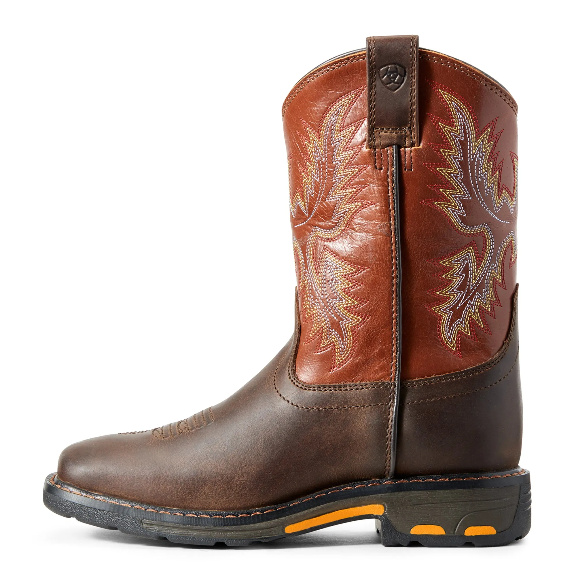 Ariat Youth Workhog Dark Earth/Brick