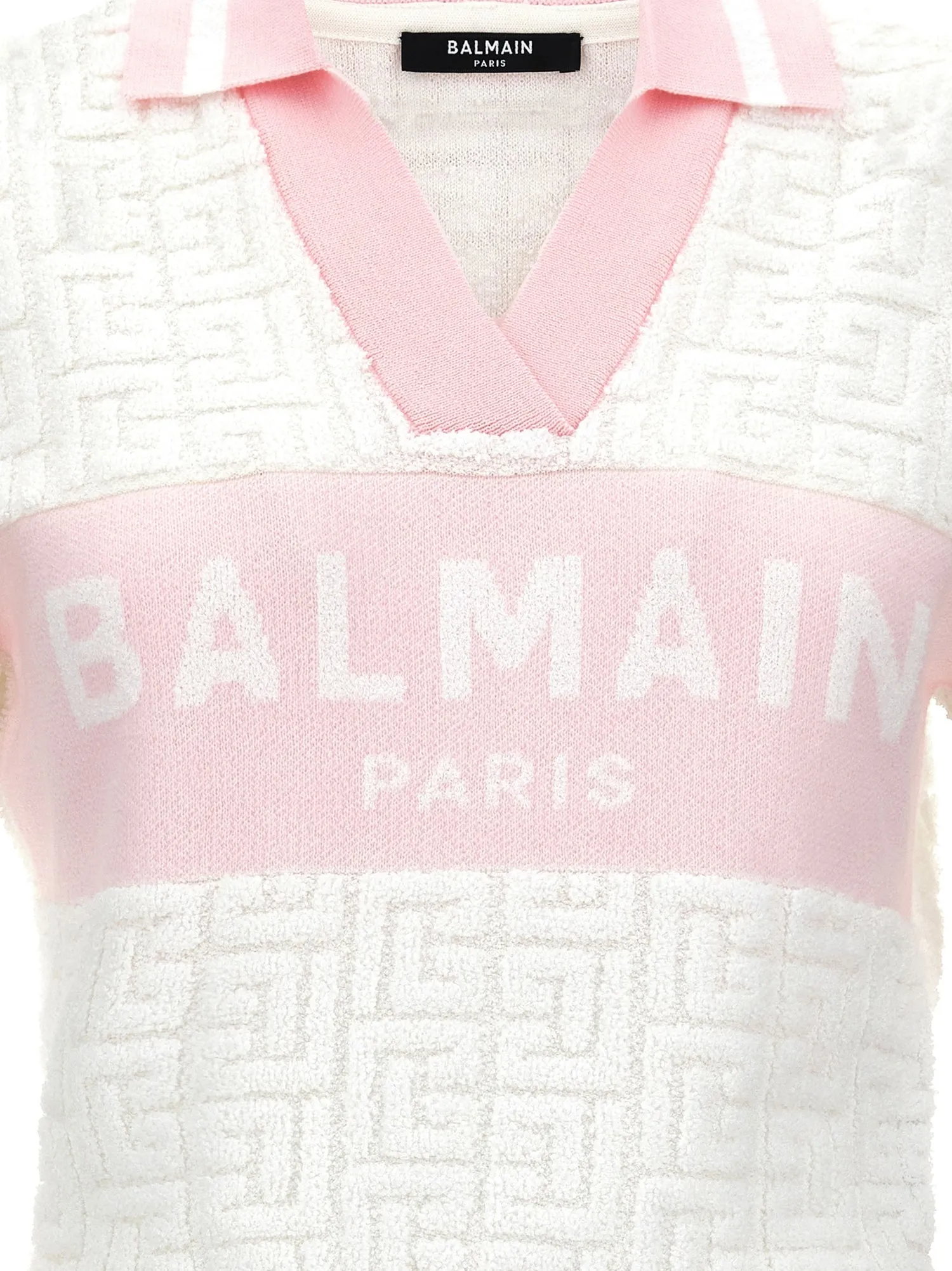 Balmain    Balmain 'Monogram' Polo Shirt