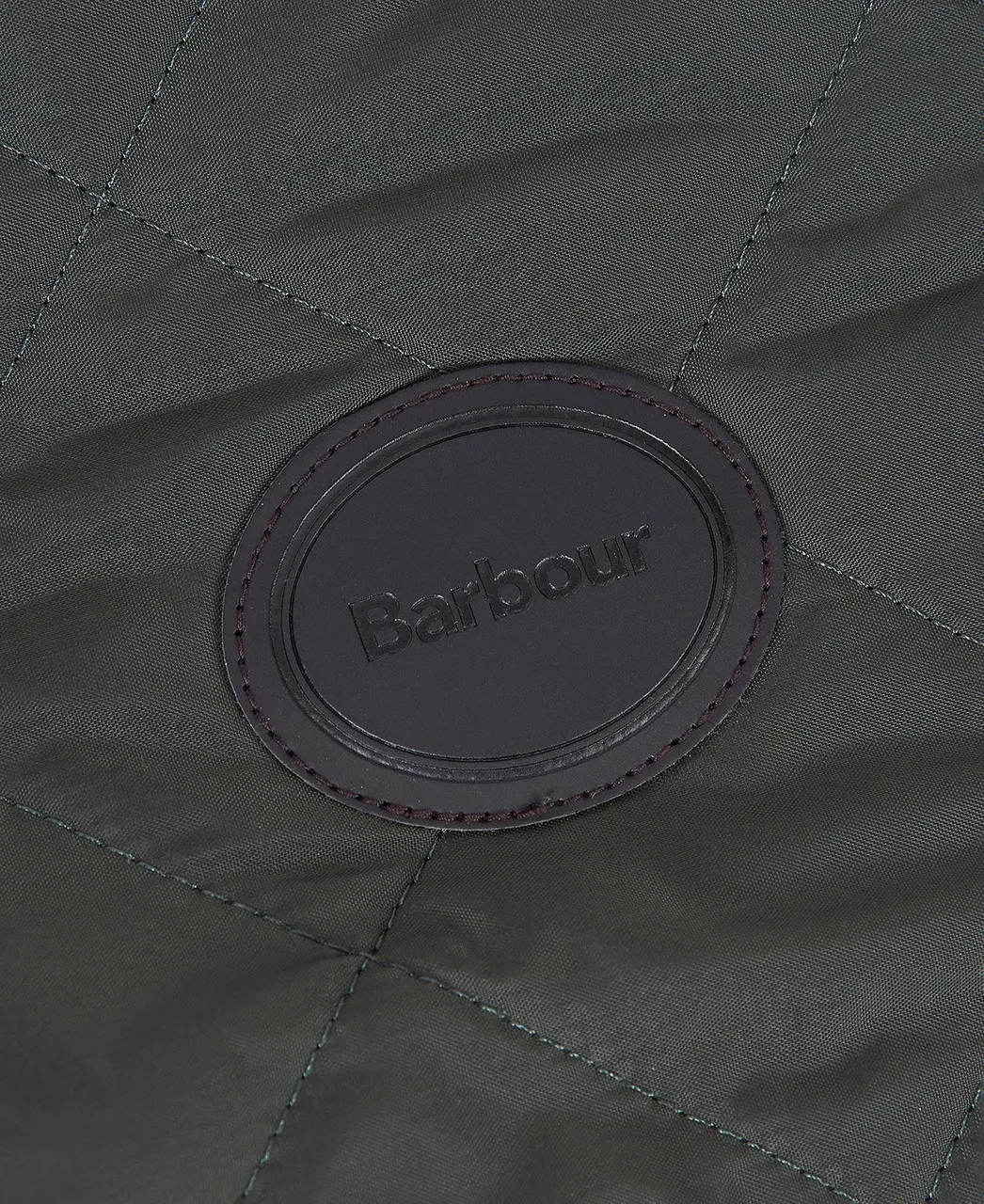 Barbour Quilted Dog Coat: Olive