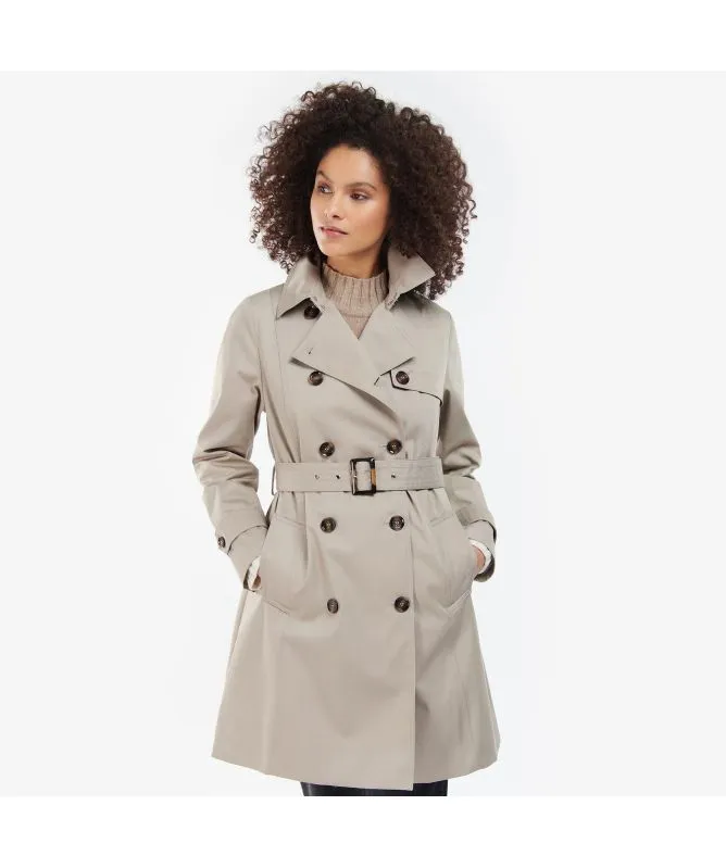 Barbour Short Greta Trench Coat | Grey