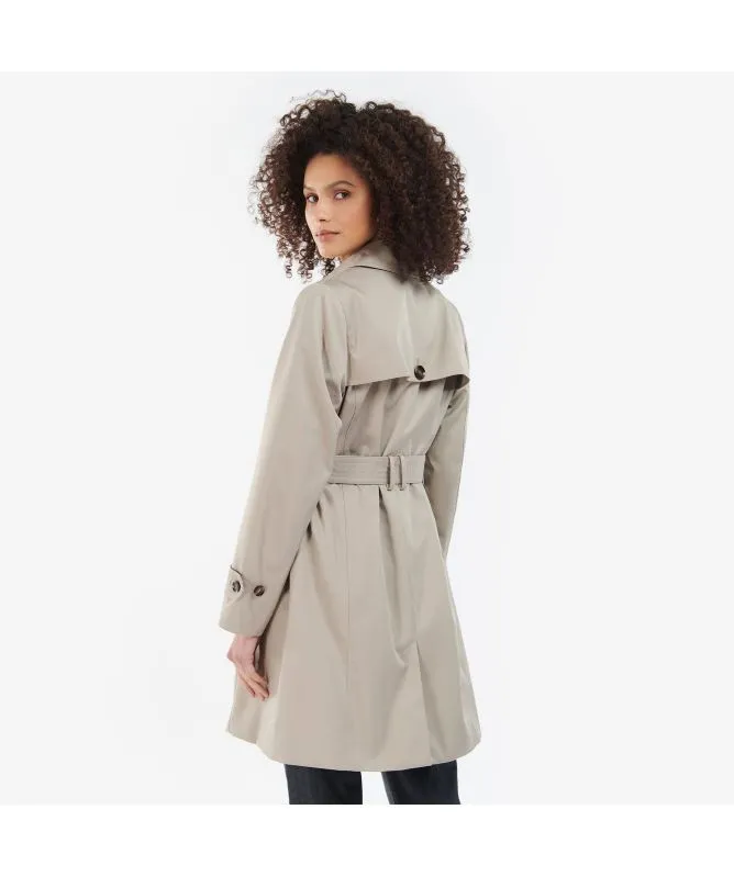 Barbour Short Greta Trench Coat | Grey