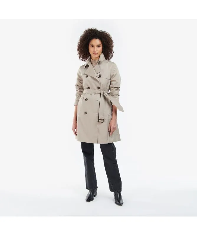 Barbour Short Greta Trench Coat | Grey