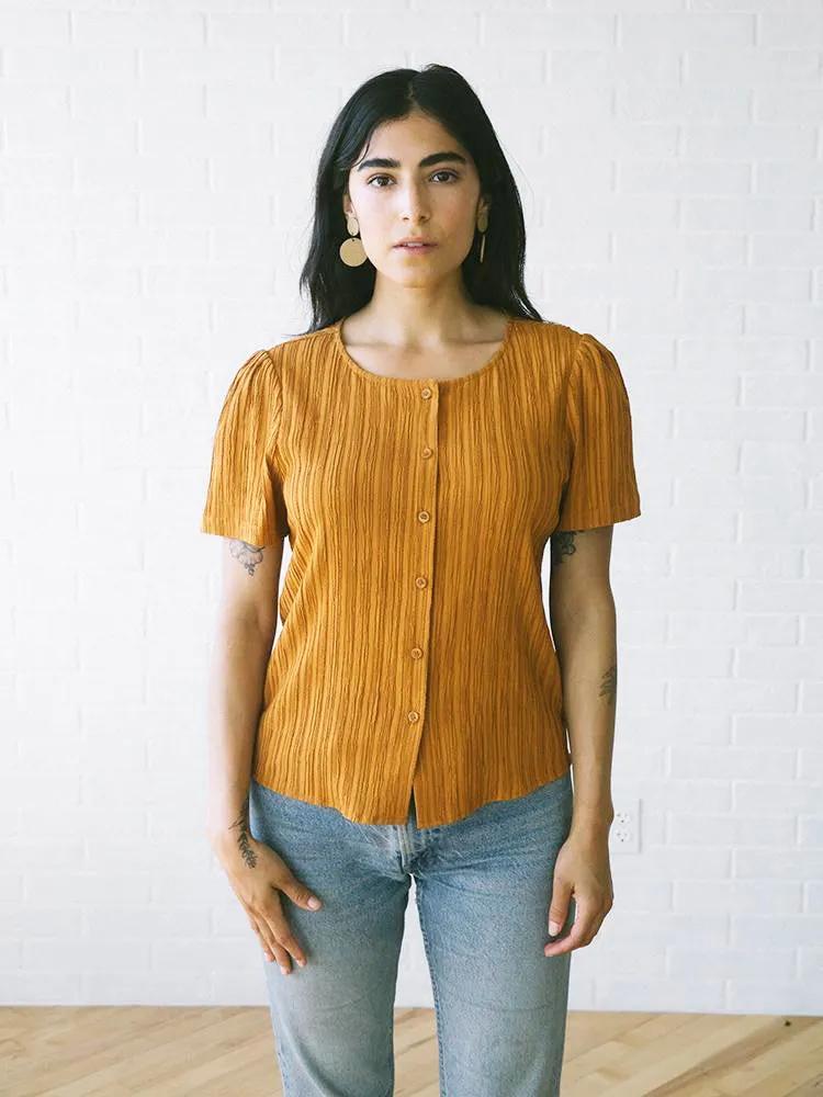 Barcelona Blouse, Sienna