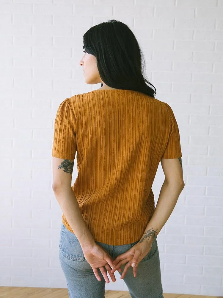 Barcelona Blouse, Sienna