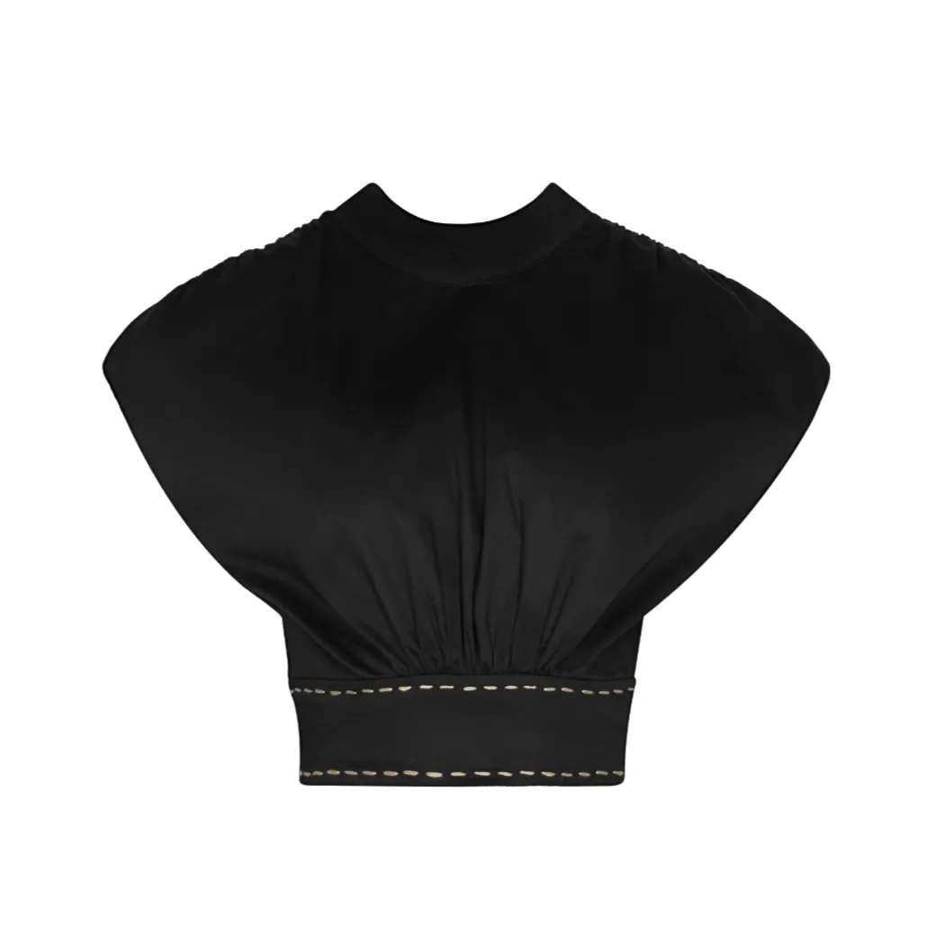 Bea Black Blouse